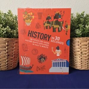 History in 30 Seconds ~ 6pc. Educational Book Set